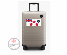 'Canadian Army WWII White Battle Ensign 1939-1944' Premium Vinyl Decal Sticker