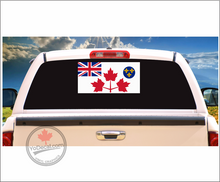 'Canadian Army WWII White Battle Ensign 1939-1944' Premium Vinyl Decal Sticker