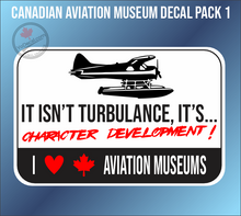 'Canadian Aviation Museum Decal Pack 1' Vinyl Decals Stickers