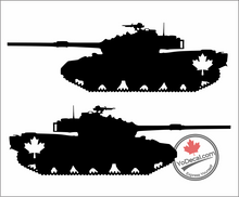 'Centurion Canadian Main Battle Tank (PAIR)' Premium Vinyl Decal