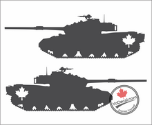 'Centurion Canadian Main Battle Tank (PAIR)' Premium Vinyl Decal