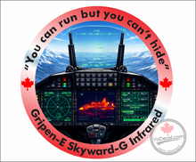 'Gripen-E Skyward-G Infrared' Vinyl Decal Sticker