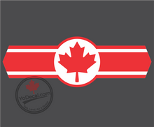 'Canadian Maple Leaf Emblem II' Premium Vinyl Decal / Sticker