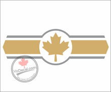 'Canadian Maple Leaf Emblem II' Premium Vinyl Decal / Sticker