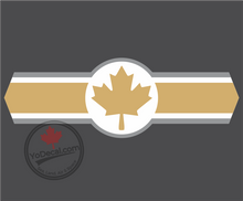 'Canadian Maple Leaf Emblem II' Premium Vinyl Decal / Sticker