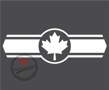 'Canadian Maple Leaf Emblem II' Premium Vinyl Decal / Sticker