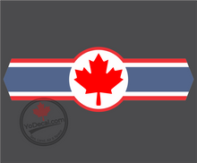 'Canadian Maple Leaf Emblem II' Premium Vinyl Decal / Sticker