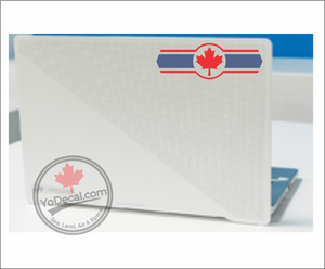 'Canadian Maple Leaf Emblem II' Premium Vinyl Decal / Sticker