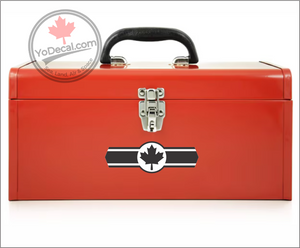 'Canadian Maple Leaf Emblem II' Premium Vinyl Decal / Sticker