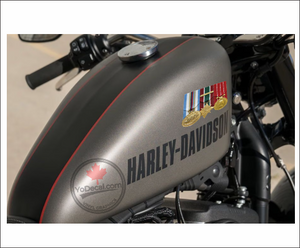 'Canadian Military Medals' Custom Premium Vinyl Decal Sticker