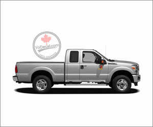 'Canadian Military Medals' Custom Premium Vinyl Decal Sticker