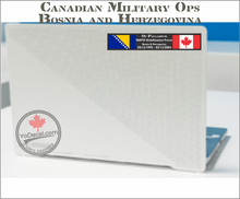 'Canadian Military Ops - Bosnia & Herzegovina' Premium Vinyl Decal