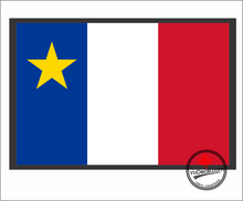 'Acadian Flag' Premium Vinyl Decal