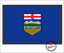 'Alberta Flag' Premium Vinyl Decal