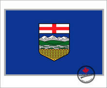 'Alberta Flag' Premium Vinyl Decal