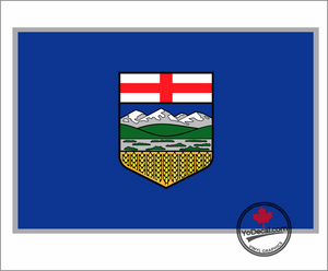 'Alberta Flag' Premium Vinyl Decal