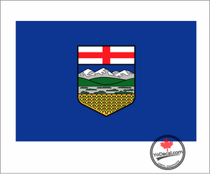 'Alberta Flag' Premium Vinyl Decal