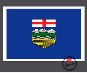 'Alberta Flag' Premium Vinyl Decal