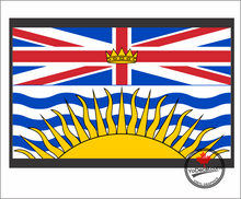 'British Columbia Flag' Premium Vinyl Decal