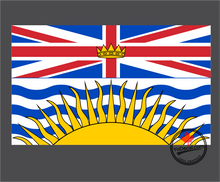 'British Columbia Flag' Premium Vinyl Decal