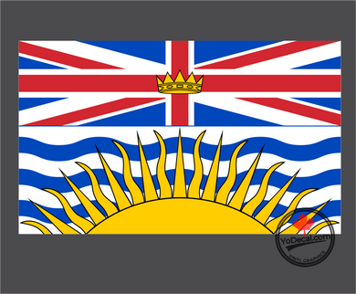 'British Columbia Flag' Premium Vinyl Decal