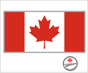 'Canada - Canadian Flag' Premium Vinyl Decal