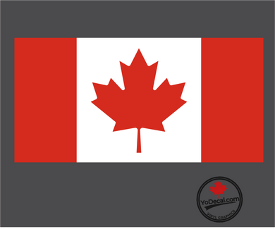 'Canada - Canadian Flag' Premium Vinyl Decal