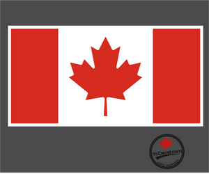 'Canada - Canadian Flag' Premium Vinyl Decal