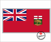 'Manitoba Flag' Premium Vinyl Decal