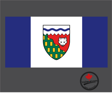 'Northwest Territories Flag' Premium Vinyl Decal