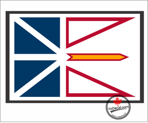 'Newfoundland Flag' Premium Vinyl Decal