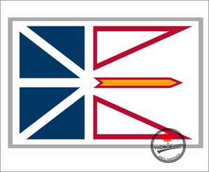 'Newfoundland Flag' Premium Vinyl Decal