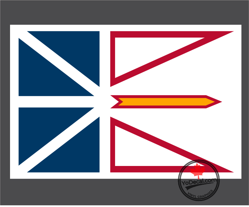 'Newfoundland Flag' Premium Vinyl Decal