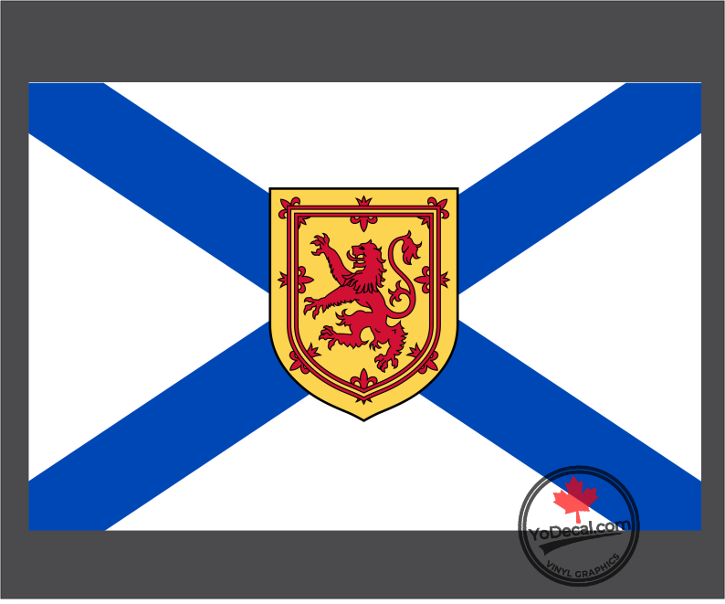 'Nova Scotia Flag' Premium Vinyl Decal
