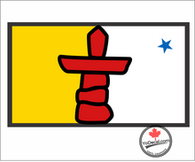 'Nunavut Flag' Premium Vinyl Decal