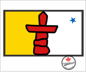 'Nunavut Flag' Premium Vinyl Decal