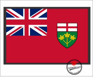 'Ontario Flag' Premium Vinyl Decal