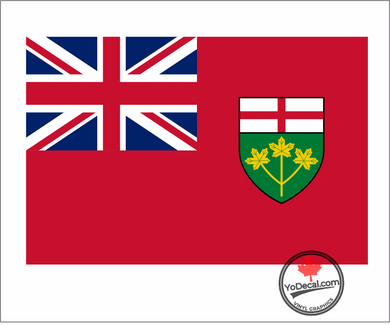 'Ontario Flag' Premium Vinyl Decal