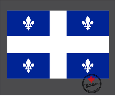 'Quebec Flag' Premium Vinyl Decal