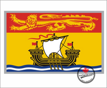 'New Brunswick Flag' Premium Vinyl Decal