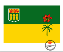 'Saskatchewan Flag' Premium Vinyl Decal