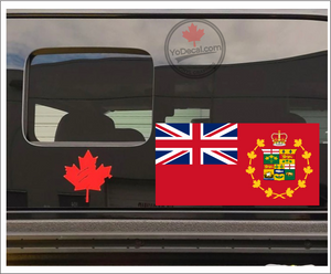 'Canadian Red Ensign 1870-1922' Premium Vinyl Decal Sticker