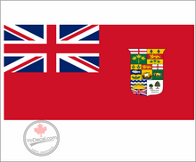 'Canadian Red Ensign 1896' Premium Vinyl Decal Sticker