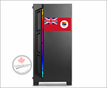 'Canadian Red Ensign 1957-1965 with Disc' Premium Vinyl Decal Sticker
