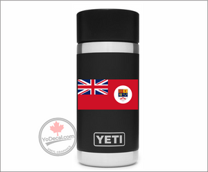 'Canadian Red Ensign 1957-1965 with Disc' Premium Vinyl Decal Sticker