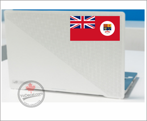 'Canadian Red Ensign 1957-1965 with Disc' Premium Vinyl Decal Sticker