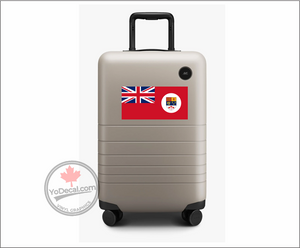 'Canadian Red Ensign 1957-1965 with Disc' Premium Vinyl Decal Sticker