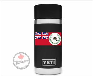 'Canadian Red Ensign 1886 Caribou' Premium Vinyl Decal Sticker