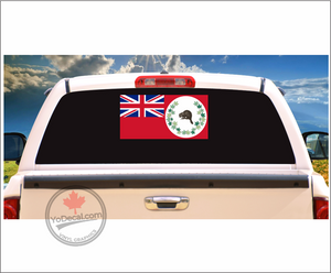 'Canadian Red Ensign 1886 Caribou' Premium Vinyl Decal Sticker