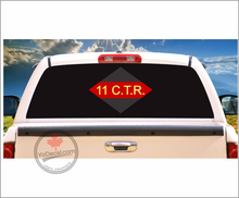 'Canadian 11th Tank Regiment Ontario WWII' Premium Vinyl Decal Sticker